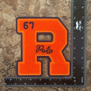 Polo Orange Varsity Patch